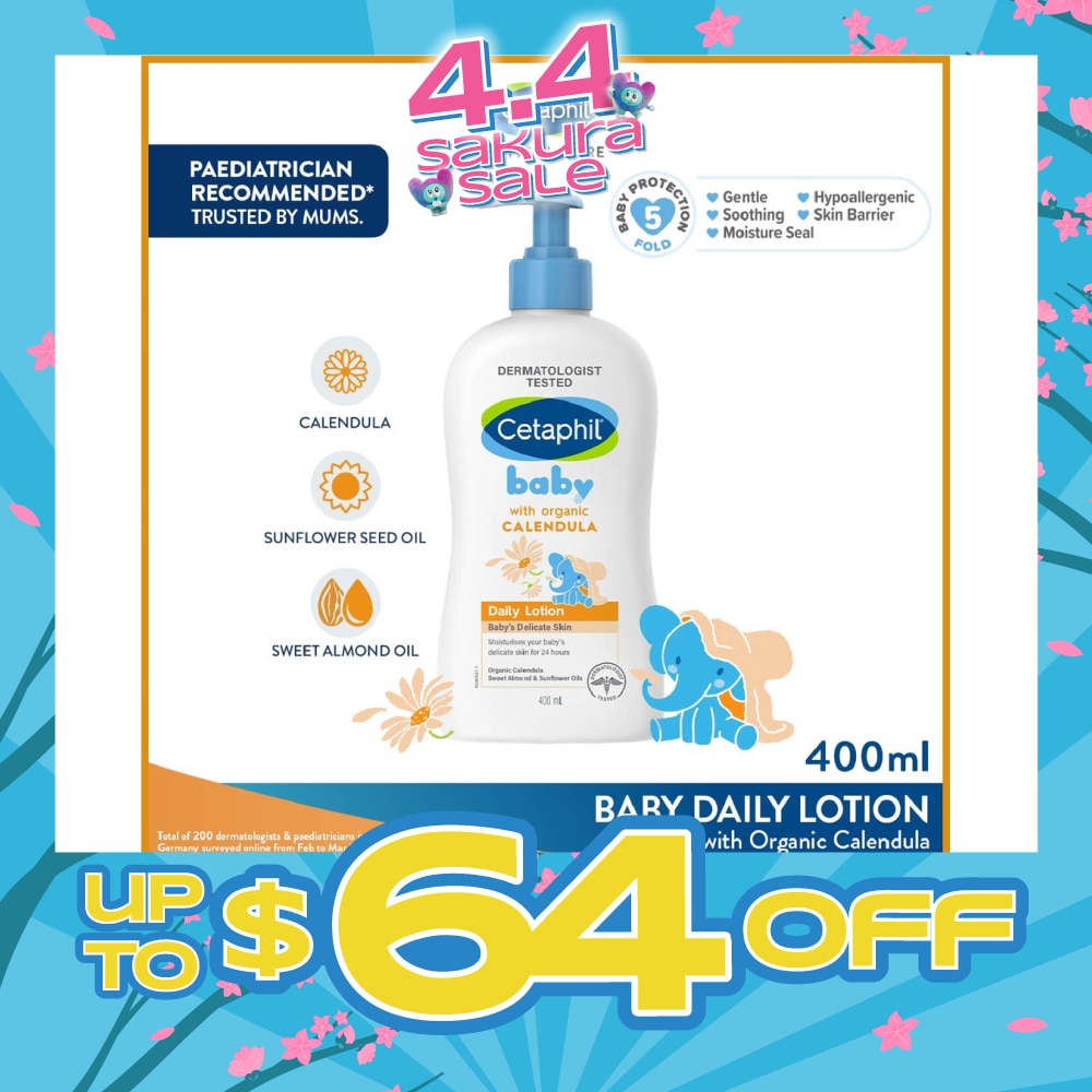 Daily Lotion with Organic Calendula 400ml