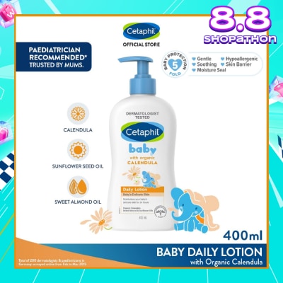 CETAPHIL BABY Daily Lotion with Organic Calendula 400ml