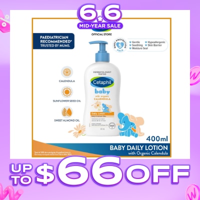 CETAPHIL BABY - Daily Lotion with Organic Calendula 400ml
