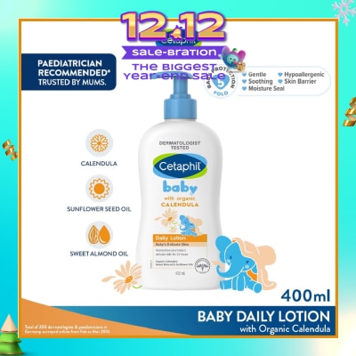 CETAPHIL BABY Daily Lotion with Organic Calendula 400ml