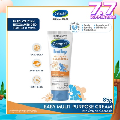 CETAPHIL BABY Advanced Protection Cream with Organic Calendula 85g (Expiry: Oct`2025)