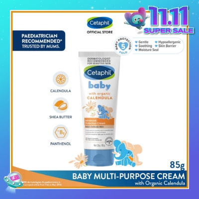CETAPHIL BABY Advanced Protection Cream with Organic Calendula 85g (Expiry: Oct`2025)