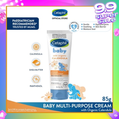 CETAPHIL BABY Advanced Protection Cream with Organic Calendula 85g (Expiry: Oct`2025)