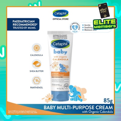 CETAPHIL BABY Advanced Protection Cream with Organic Calendula 85g (Expiry: Oct`2025)