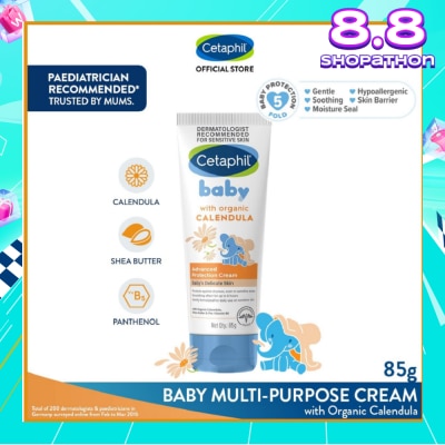 CETAPHIL BABY Advanced Protection Cream with Organic Calendula 85g (Expiry: Oct`2025)