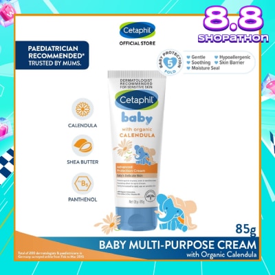 CETAPHIL BABY Advanced Protection Cream with Organic Calendula 85g (Expiry: Oct`2025)