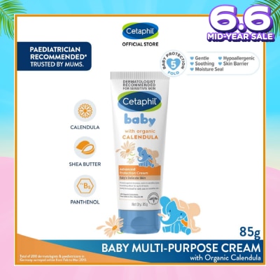 CETAPHIL BABY Advanced Protection Cream with Organic Calendula 85g (Expiry: Oct`2025)