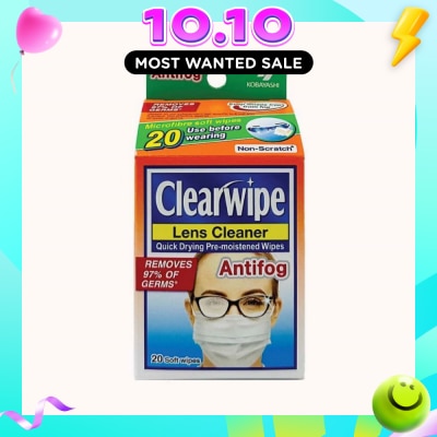 KOBAYASHI Clearwipe Antifog Len Cleaner 20s image