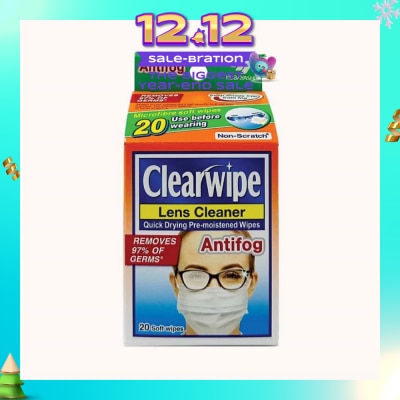 KOBAYASHI Clearwipe Antifog Len Cleaner 20s