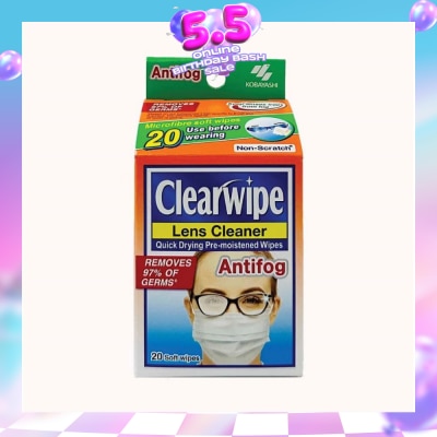 KOBAYASHI - Clearwipe Antifog Len Cleaner 20s