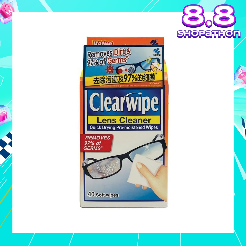 Clearwipe Len Cleaner 40s