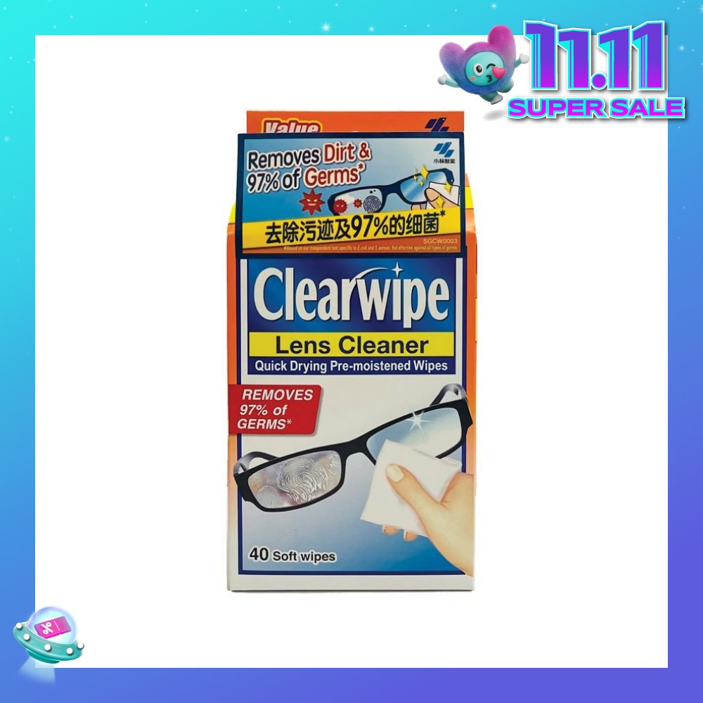 Clearwipe Len Cleaner 40s