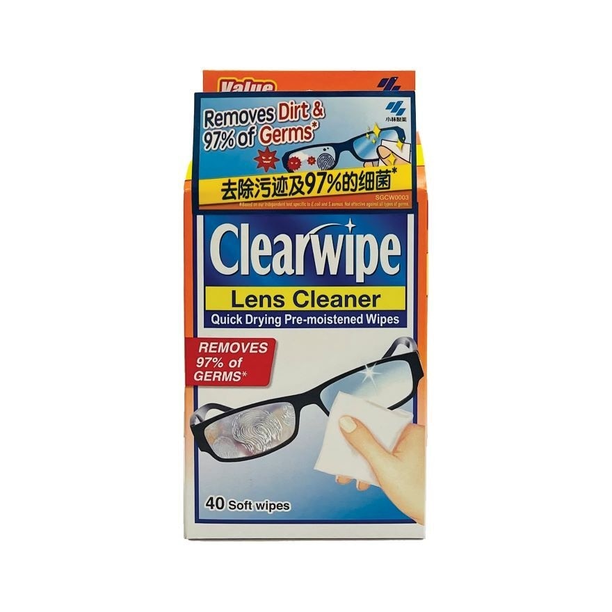 Clearwipe Len Cleaner 40s