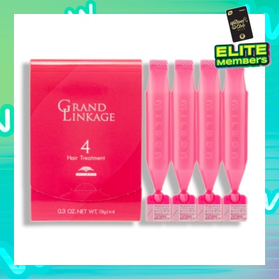 MILBON Grand Linkage Salon Hair Treatment No.4 (For Fine + Soft + Slightly Damaged Hair Type) 9g x 4s