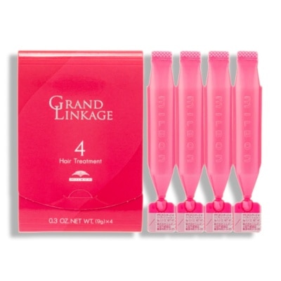 MILBON Grand Linkage Salon Hair Treatment No.4 (For Fine + Soft + Slightly Damaged Hair Type) 9g x 4s