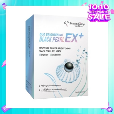 MY BEAUTY DIARY Moisture Power Brightening Ex+ Mask 6s