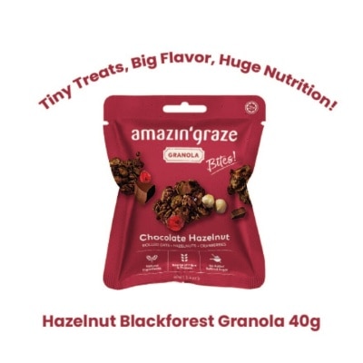 AMAZIN' GRAZE Hazelnut Blackforest Granola 40g