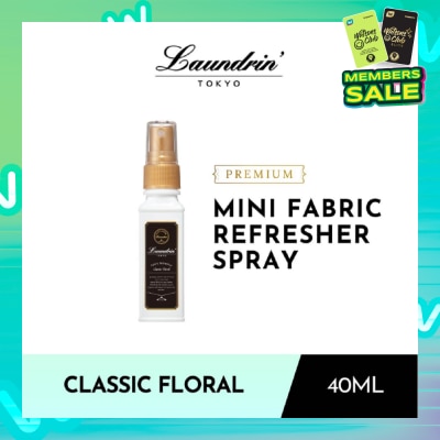 LAUNDRIN Mini Fabric Refresher Classic Floral 40ml