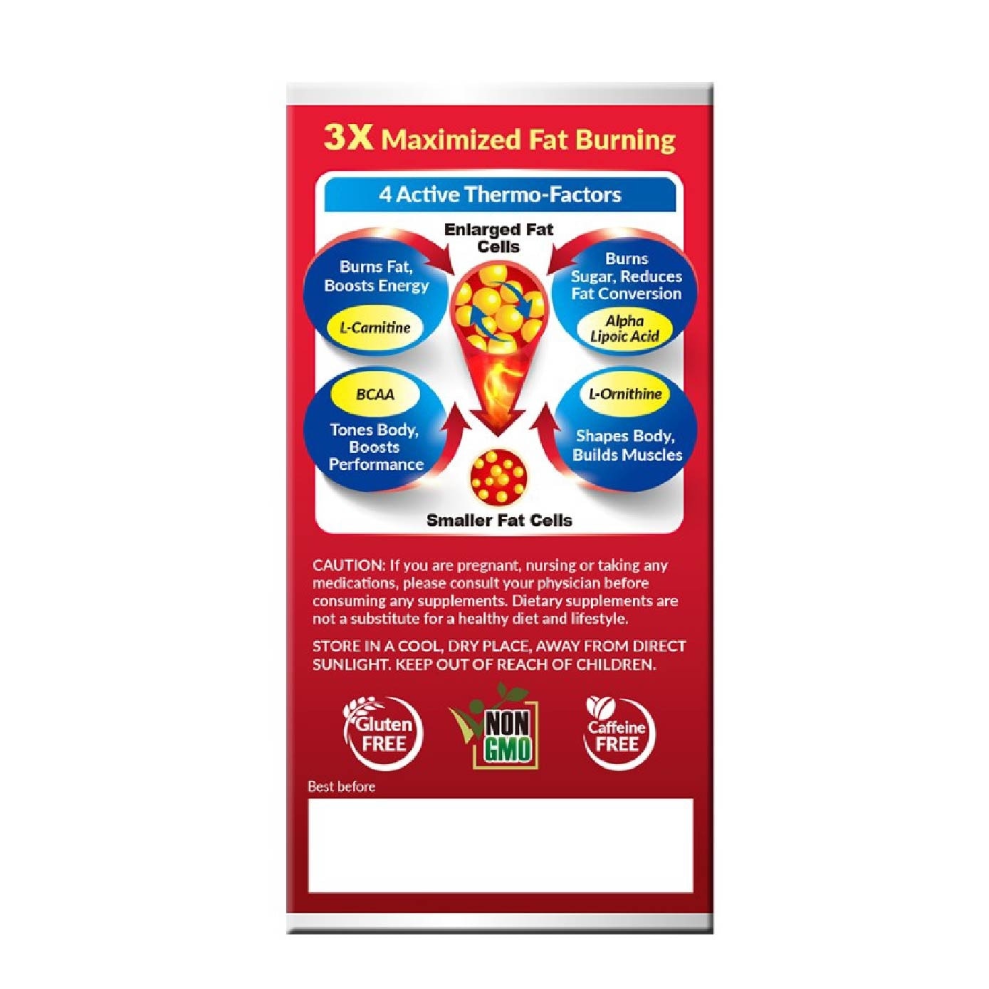 ActiveTRIM Fat Burner Weight Management Supplement Capsule (Reduce Fat & Calories Storage) 120s