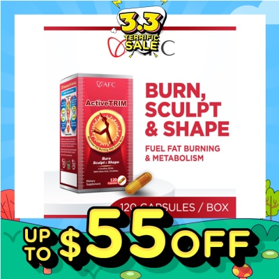 AFC Activetrim Dietary Supplement Capsule (Reduce Fat & Calories Storage) 120s