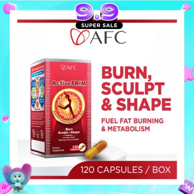 AFC - ActiveTRIM Fat Burner Weight Management Supplement Capsule (Reduce Fat & Calories Storage) 120s image