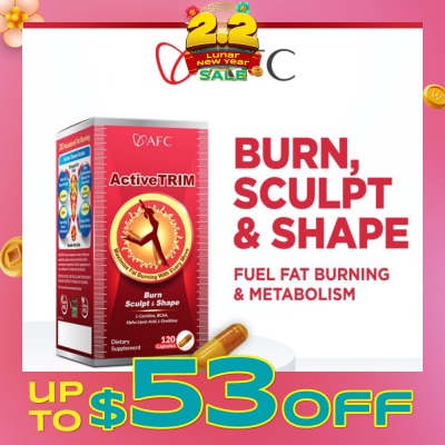 AFC Activetrim Dietary Supplement Capsule (Reduce Fat & Calories Storage) 120s