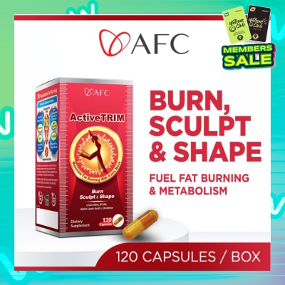 AFC Activetrim Dietary Supplement Capsule (Reduce Fat & Calories Storage) 120s