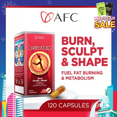 AFC Activetrim Dietary Supplement Capsule (Reduce Fat & Calories Storage) 120s