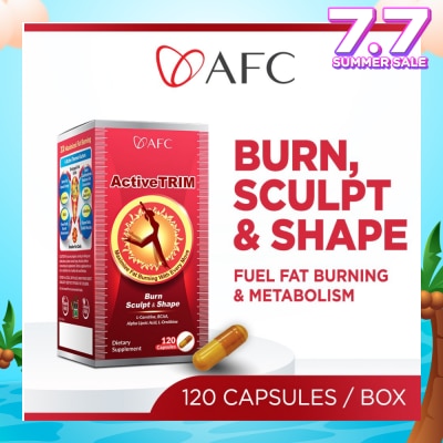 AFC Activetrim Dietary Supplement Capsule (Reduce Fat & Calories Storage) 120s