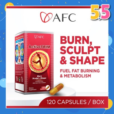 AFC Activetrim Dietary Supplement Capsule (Reduce Fat & Calories Storage) 120s