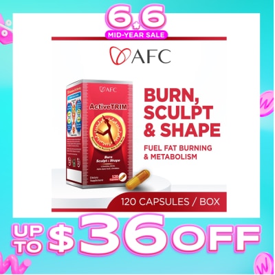 AFC - Activetrim Dietary Supplement Capsule (Reduce Fat & Calories Storage) 120s