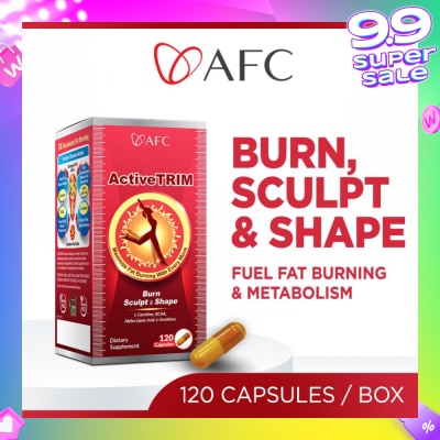 AFC Activetrim Dietary Supplement Capsule (Reduce Fat & Calories Storage) 120s