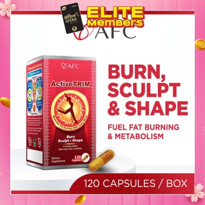 AFC Activetrim Dietary Supplement Capsule (Reduce Fat & Calories Storage) 120s