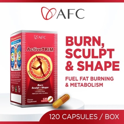 AFC - ActiveTRIM Fat Burner Weight Management Supplement Capsule (Reduce Fat & Calories Storage) 120s