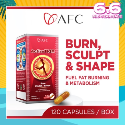 AFC Activetrim Dietary Supplement Capsule (Reduce Fat & Calories Storage) 120s