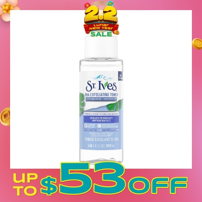 ST IVES Unfragranced Exfoliating Toner 197.5ml&nbsp;(Expiry: Aug`2026)