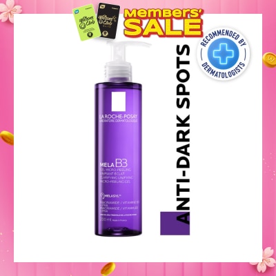 LA ROCHE-POSAY MELA B3 Micro-Peeling Gel Cleanser (For All Skin Type Even Sensitive Skin) 200ml