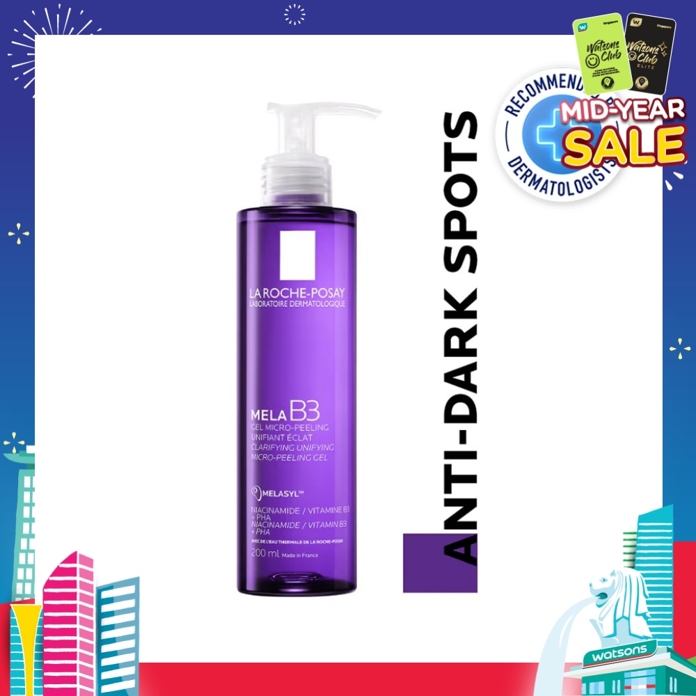 MELA B3 Micro-Peeling Gel Cleanser (For All Skin Type Even Sensitive Skin) 200ml