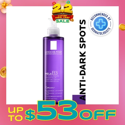 LA ROCHE-POSAY MELA B3 Micro-Peeling Gel Cleanser (For All Skin Type Even Sensitive Skin) 200ml