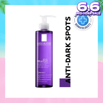 LA ROCHE-POSAY MELA B3 Micro-Peeling Gel Cleanser (For All Skin Type Even Sensitive Skin) 200ml