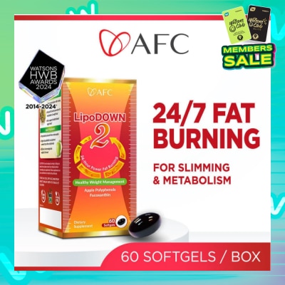 AFC Lipodown2 Dietary Supplement Softgel 60s (Expiry: Feb`2026)