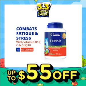 OCEAN HEALTH B-Complex Capsule (Combats Fatigue & Stress + With