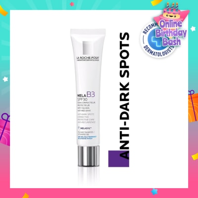 LA ROCHE-POSAY MELA B3 Anti-Dark Spots Corrective Cream SPF30 (For All Skin Type Even Sensitive Skin) 40ml