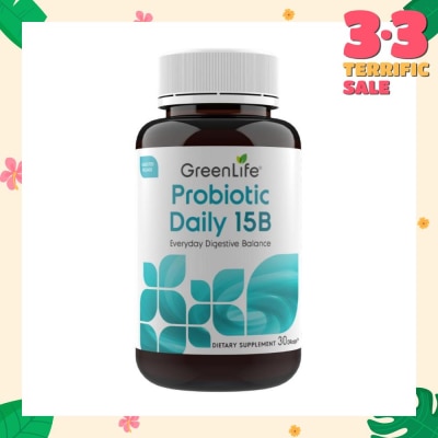 GREENLIFE Probiotic Daily 15B Capsules 30s