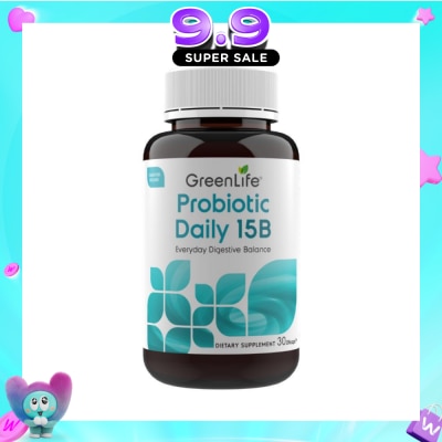 GREENLIFE - Probiotic Daily 15B Capsules 30s (Expiry: Jul`2027) image