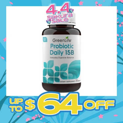 GREENLIFE - Probiotic Daily 15B Capsules 30s