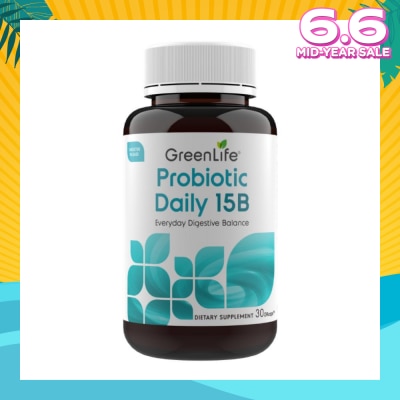 GREENLIFE Probiotic Daily 15B Capsules 30s