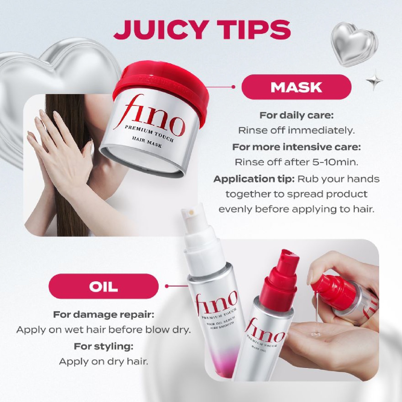 Premium Touch Hair Oil Serum Airy Smooth (For Flat, Dry & Frizzy Hair) 70ml