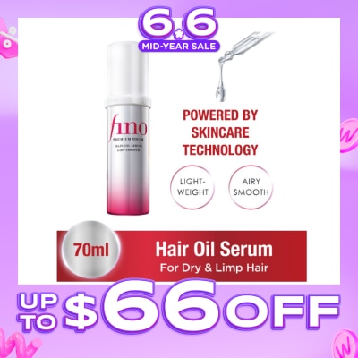 FINO - Premium Touch Hair Oil Serum Airy Smooth (For Flat, Dry & Frizzy Hair) 70ml
