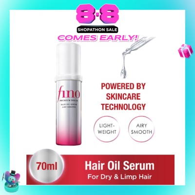 FINO - Premium Touch Hair Oil Serum Airy Smooth (For Flat, Dry & Frizzy Hair) 70ml